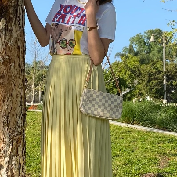 LV Pochette Accessoires Damier Azur+shoulder strap - Picture 11 of 12